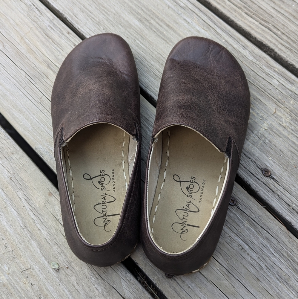 Barefoot shoes women's size 39 (8-8.5) brown leather new!